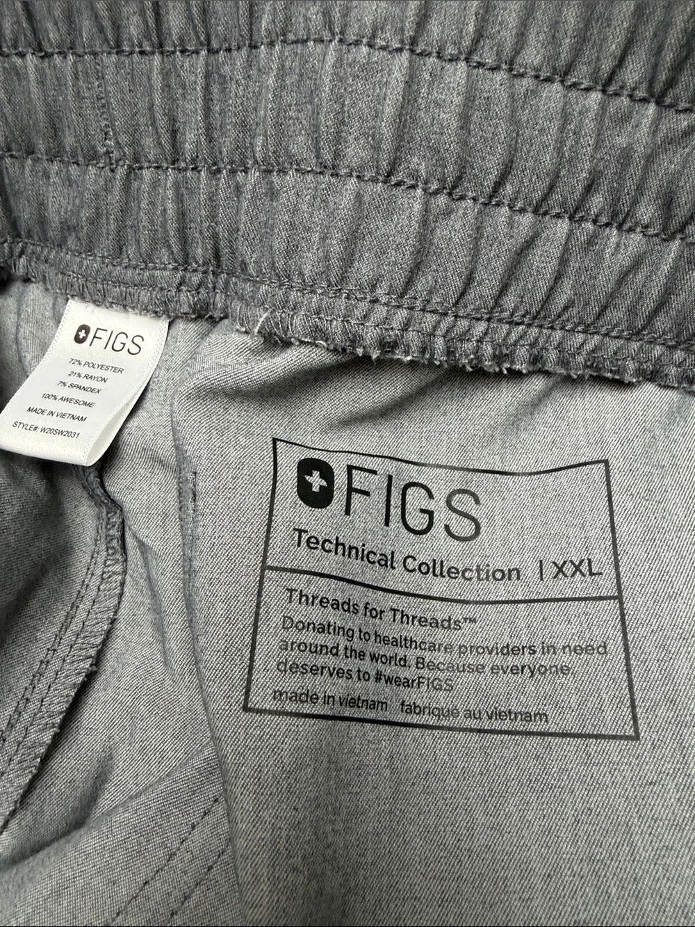 Figs mens gray